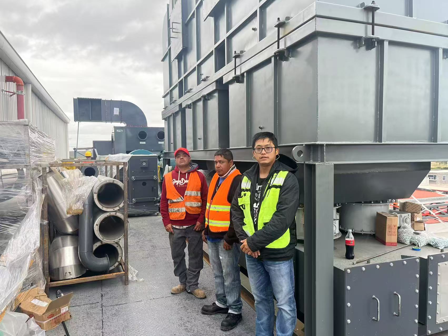 慶祝墨西哥環保廢氣處理設備轉輪+RTO已完美交付